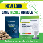 EcoStrong Septic Tank Treatment Packs Drain & Septic > Septic System Maintenance White Smoke 24 x 1 oz packs,12 x 1 oz Packs,6 x 1 oz packs