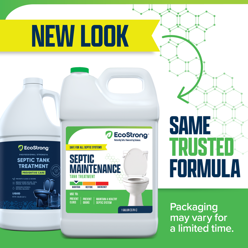 EcoStrong Septic Tank Treatment Liquid Drain & Septic > Septic System Maintenance White Smoke 1 Gallon