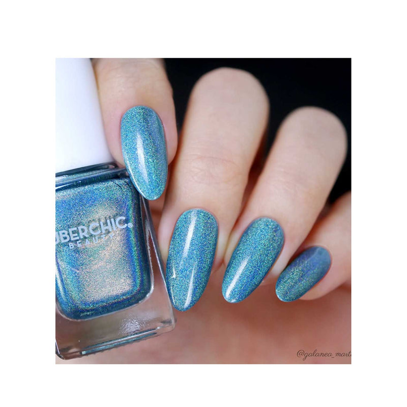 UberChic Beauty New Me - Holographic Polish Regular Polish Dark Gray