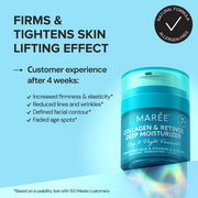 Maree Retinol & Collagen Anti-Age Cream Pale Turquoise 1 item - Complete your routine,2 items - Good choice,3 items - Best price