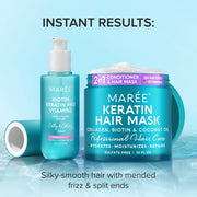 Maree Keratin Mask for Damaged Hair Pale Turquoise 1 item - Complete your routine,2 items - Good choice,3 items - Best price