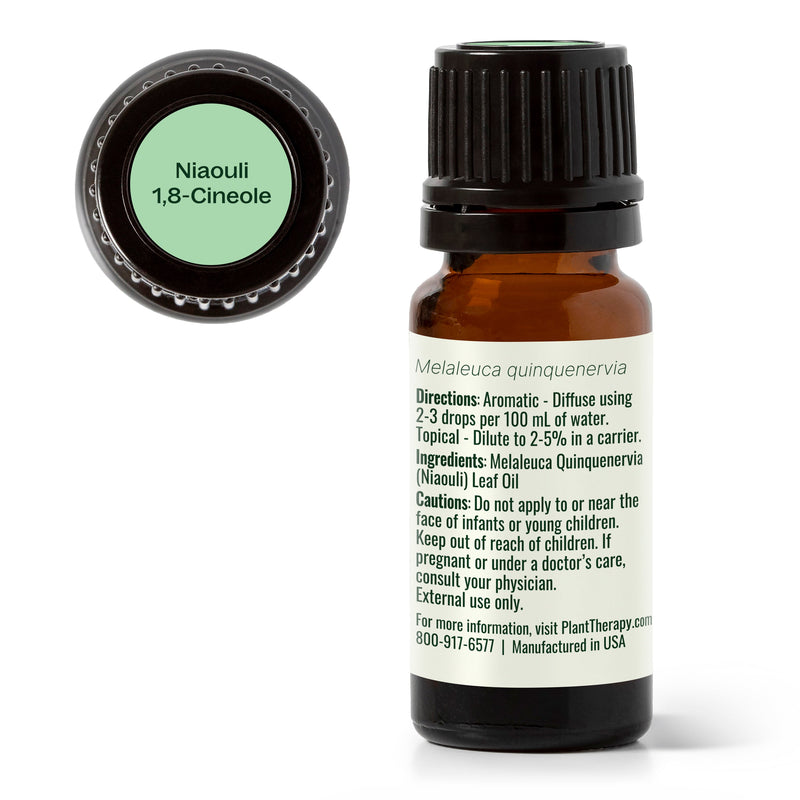 Plant Therapy Niaouli 1,8-Cineole Essential Oil Essential Oil White Smoke 10 mL,30 mL