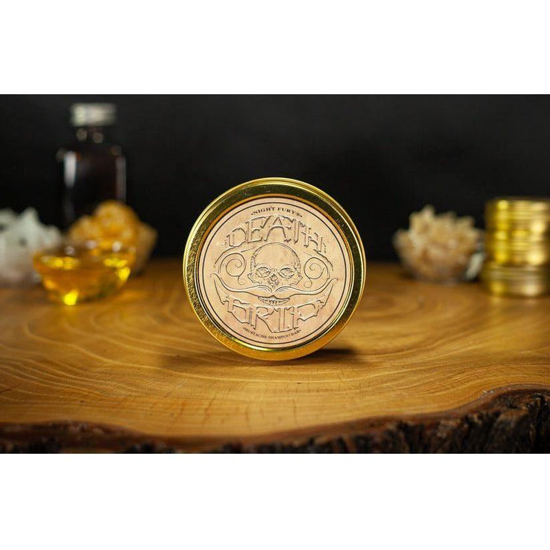 Death Grip Death Grip Night Fury Mustache Wash Shampoo Bar 4 oz Mustache Wash Shampoo Bar Black