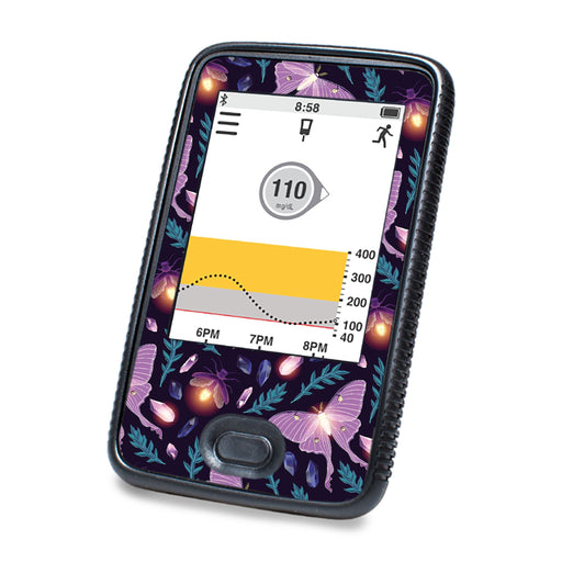 Peelz Night Garden DEXCOM G6 Touchscreen Receiver Peelz/Stickers White Smoke