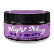 SageWork Organics Night Mag — Topical Magnesium Body Butter for Sleep & Relaxation Body Butters Light Slate Gray 8 fl oz