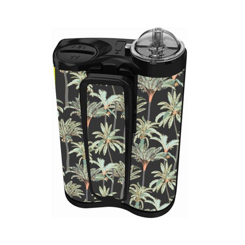 Peelz Night Palms Sticker for Medtronic MiniMed 770G & 780G Peelz/Stickers White Smoke Back and Clip Peelz