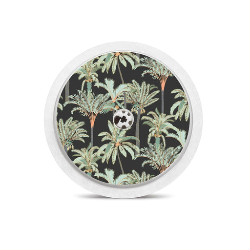 Peelz Night Palms for Freestyle Libre 2 Peelz/Stickers White Smoke Sensor Only