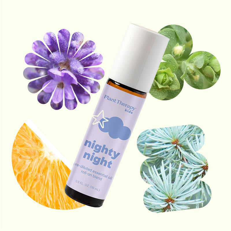 Plant Therapy Nighty Night Essential Oil Pre-Diluted Roll-On Essential Oil Seashell 10 mL