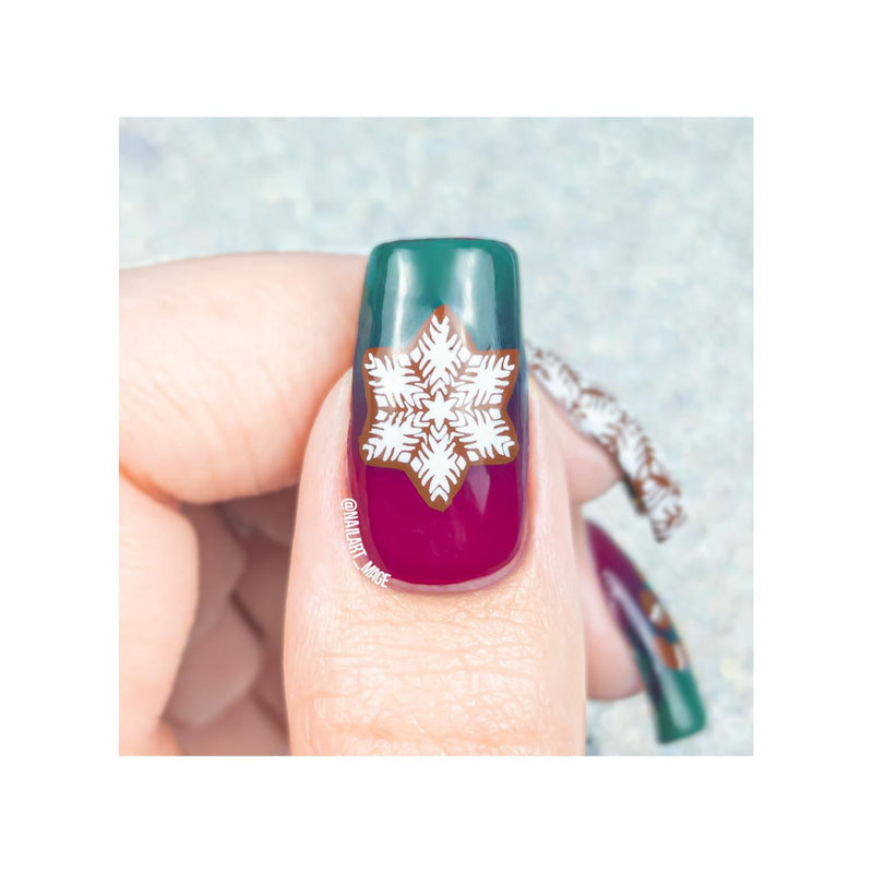 UberChic Beauty It's A Season Of Joy Stamping Plate Light Gray