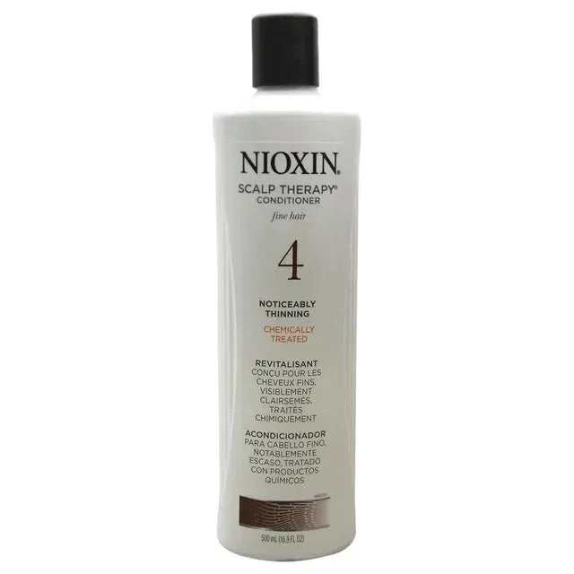 Nioxin Nioxin System 4 Cleanser for Fine Chemically Enh. Noticeably Thinning Hair 16.9 Oz Hair Care Product Gray