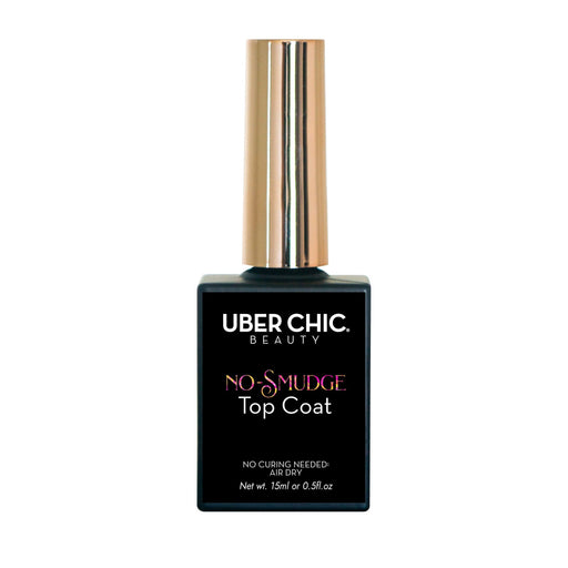 UberChic Beauty No-Smudge Top Coat - Specialty Top Coat Stamping Polish Black
