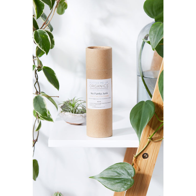 Butter Me Up Organics No Funky Junk / Men's Talc Free Powder Body Lavender