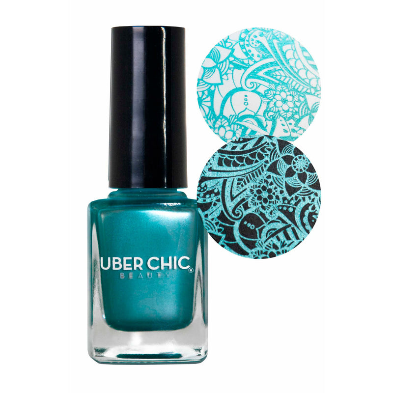 UberChic Beauty No Holding Back - Stamping Polish Stamping Polish Light Gray