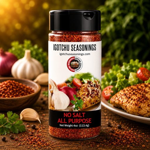 Igotchu Seasonings Igotchu No Salt All Purpose seasoning Seasonings & Spices Black 5.5 oz,8 oz
