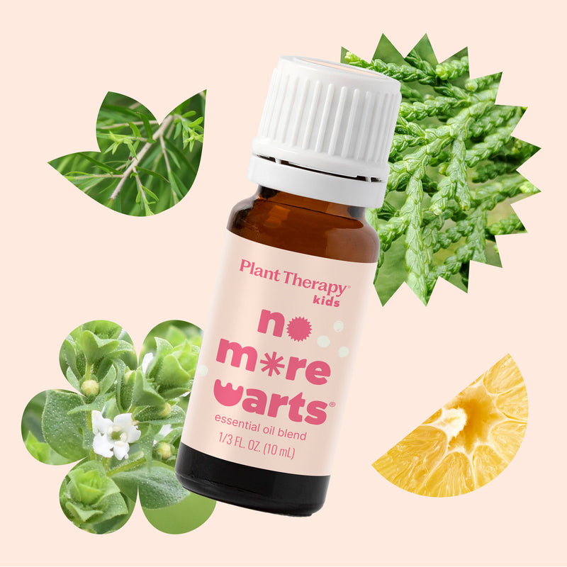Plant Therapy No More Warts Essential Oil Essential Oil Antique White 10 mL,30 mL