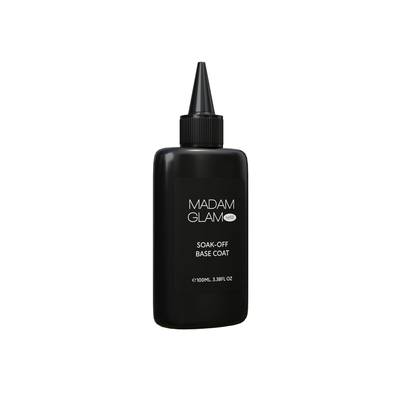 Madam Glam No Wipe Top Coat - Refill Black
