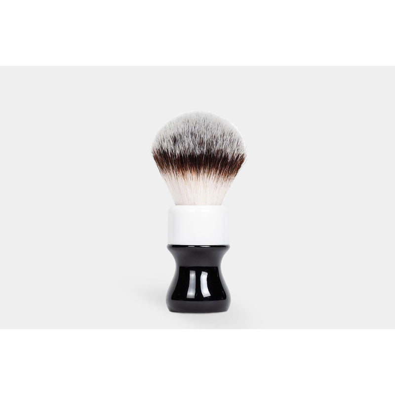 Noble Otter Synthetic Shave Brush - Black/White - 26MM Shaving Brush Lavender