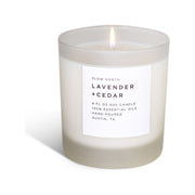 Slow North Lavender + Cedar - Signature Candle Frosted Candles Light Gray