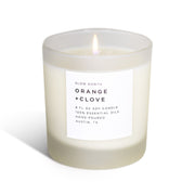 Slow North Orange + Clove - Signature Soy Candle Frosted Candles Light Gray