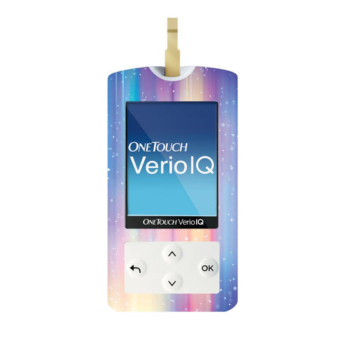 Peelz Northern Lights OneTouch Verio IQ Glucometer Peelz/Stickers White Smoke