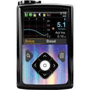 Peelz Northern Lights Sticker for Medtronic MiniMed 770G & 780G Peelz/Stickers Black Whole System Peelz (front back + clip),Front Peelz,Back and Clip Peelz