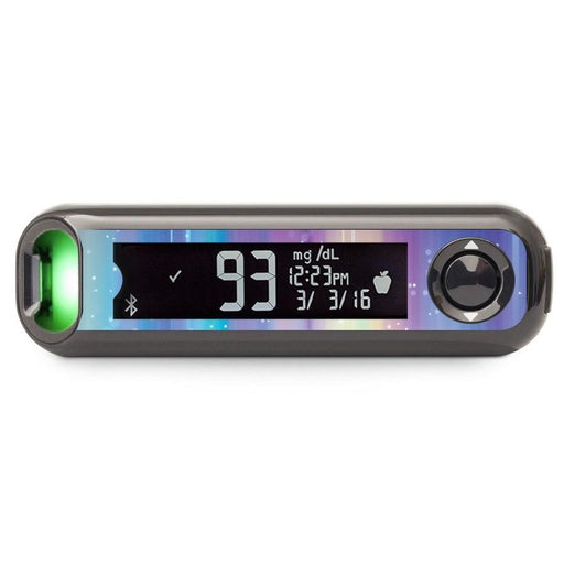 Peelz Northern Lights for Bayer Contour© Next One Glucometer Peelz/Stickers Dark Slate Gray