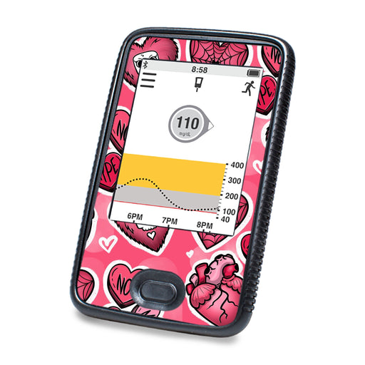 Peelz Not My Type DEXCOM G6 Touchscreen Receiver Peelz/Stickers White Smoke