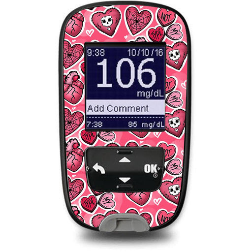 Peelz Not My Type Sticker for the Accu-Chek Guide Glucometer Peelz/Stickers White Smoke