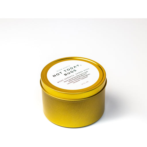 Slow North Not Today, Bugs - Mosquito Candle Patio Candle White Smoke