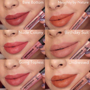 Rude Cosmetics Keep It Sassy 6 Lip Color Set - Nude Lipstick Rosy Brown Nude