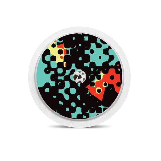 Peelz Nuclear Meltdown Freestyle Libre 2 Peelz/Stickers White Smoke Sensor Only