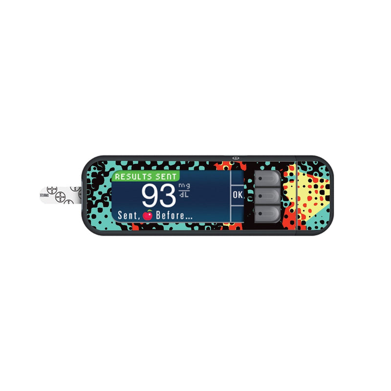 Peelz Nuclear Meltdown Sticker for Bayer Contour Next Glucometer Peelz/Stickers White Smoke