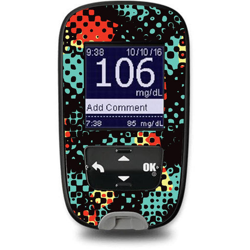 Peelz Nuclear Meltdown Sticker for the Accu-Chek Guide Glucometer Peelz/Stickers Black