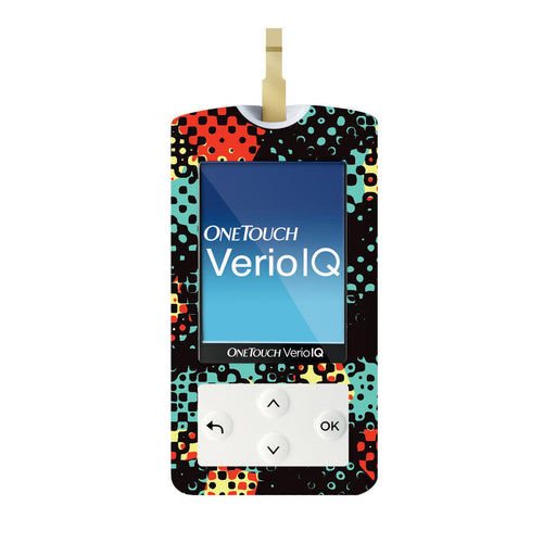 Peelz Nuclear Meltdown for OneTouch Verio IQ Glucometer Peelz/Stickers White Smoke