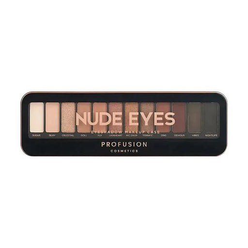 Profusion Cosmetics Eyeshadow Case Eyes Tan Nude Eyes Case,Amber Eyes Case,Chestnut Eyes Case,Amethyst Eyes Case
