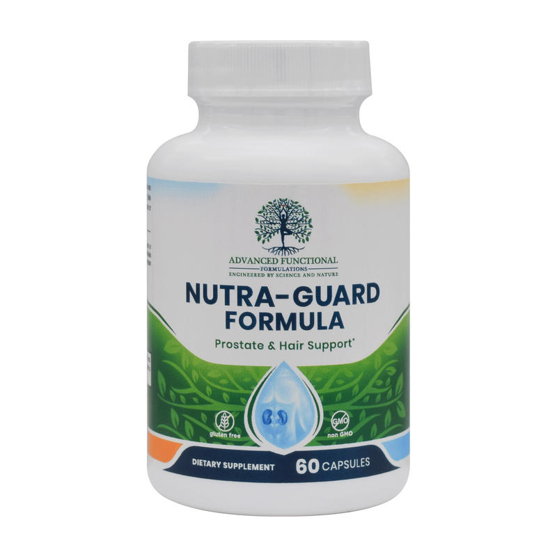 Advanced Functional Medicine Supplements Nutra-Guard for men and women (Supports hair loss / prostate support) Gray