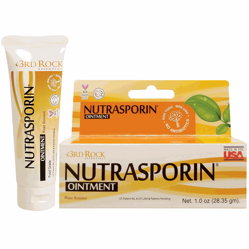 3rd Rock Essentials Nutrasporin® - All Natural First Aid Ointment 100ppm Silver Gel (Water Resistant) All Natural First Aid Ointment White Smoke 1-Pack,3 pack (Not for Wholesale)