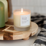 Slow North Orange + Clove - Signature Soy Candle Frosted Candles Dark Gray