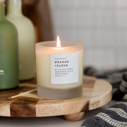 Slow North Orange + Clove - Signature Soy Candle Frosted Candles Dark Gray