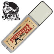 Grave Before Shave 15g slide top tin of Fisticuffs Mustache Wax Mustache Wax Gray 15g. tin