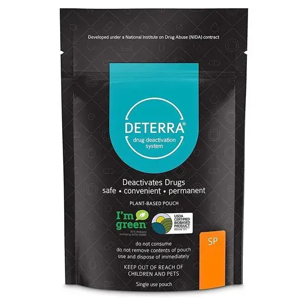 deterra Deterra Prescription Drug Deactivation System Sp 1ct. Package Health Care Dark Slate Gray