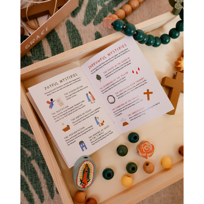Be A Heart Our Lady of Guadalupe DIY Rosary Kit rosary kit Light Gray