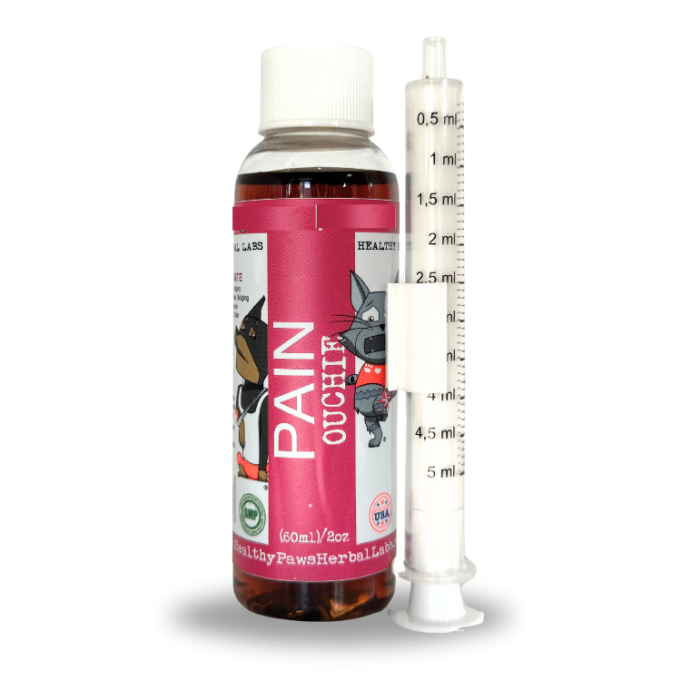 Healthy Paws Herbal Labs Ouchie - Pain Relief & Joint Support for Pets White Smoke
