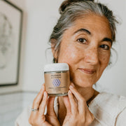 Paavani Ayurveda Tridoshic Cleanser & Mask | Ayurvedic Cleansing Grains for Balanced, Radiant Skin simple Gray 4 oz / Glass Jar,4 oz / Compostable Refill,2 oz / Glass Jar