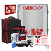 True Rescue Outdoor Kit Station Bleeding Control Bundles Light Gray Intermediate (C-A-T Gen 7) / 8 Kit - (With Carry Tote & Patient Transporter) / Non-Alarmed,Intermediate (C-A-T Gen 7) / 8 Kit - (With Carry Tote & Patient Transporter) / Alarmed,Intermediate (C-A-T Gen 7) / 8 Kit - (With Carry Tote & Patient Transporter)
