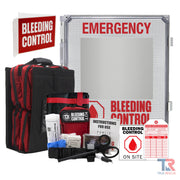 True Rescue Outdoor Kit Station Bleeding Control Bundles Gray Standard (C-A-T Gen 7) / 8 Kit - (With Carry Tote & Patient Transporter) / Non-Alarmed,Standard (C-A-T Gen 7) / 8 Kit - (With Carry Tote & Patient Transporter) / Alarmed,Standard (C-A-T Gen 7) / 8 Kit - (With Carry Tote & Patient Transporter) / Alarmed Wi