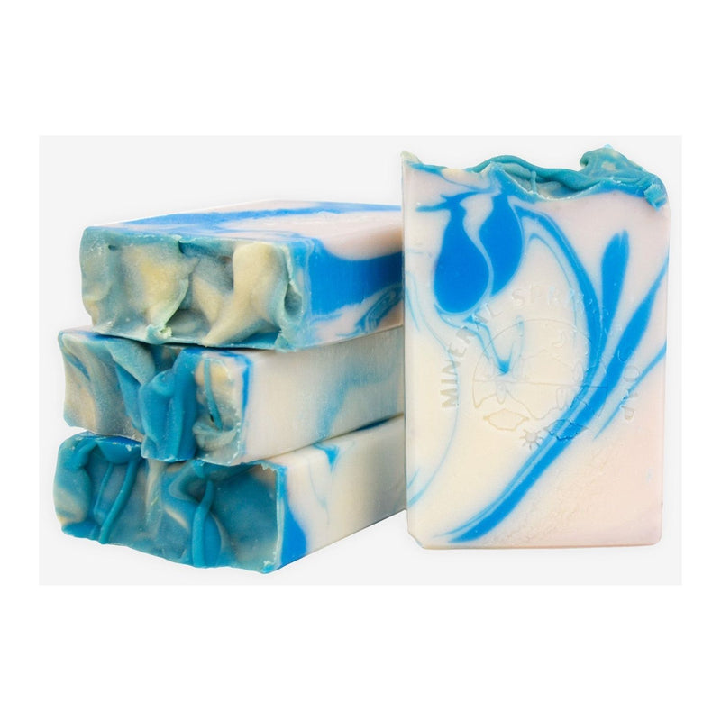 Mineral Springs Soap Oasis Serene Waters Handcrafted Soap White Smoke