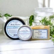 Soaplicity Oasis Bundles for Severely Dry Skin Bundles Light Gray Oasis Soap, Lotion Bar & Body Butter