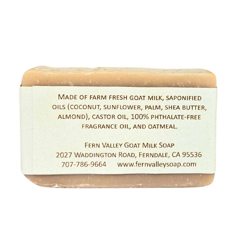 Fern Valley Soap Natural Goat Milk Soap | Exfoliating Scrub | Oatmeal & Honey Goat Milk Soap Seashell