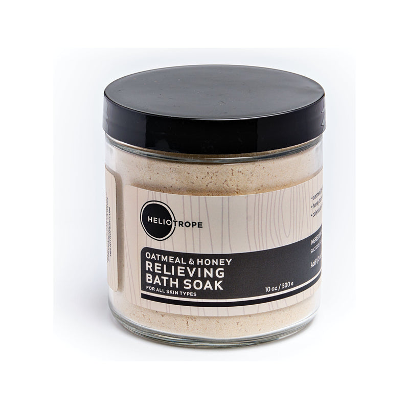 Heliotrope San Francisco Oatmeal & Honey Relieving Bath Soak Bath Salt Light Gray